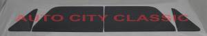 Auto City Classic - 1964-1966 Chevrolet / GMC Cab, Panel and Suburban 4 Piece Side Glass Set SS-CVY-64-66-PU - CUSTOM GREY