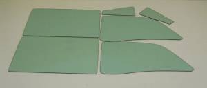 Auto City Classic - 1959 Ford / Edsel 2 Door Hardtop Side Glass Set SS-FE-59-2H - ORIGINAL GREEN TINT