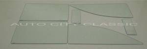 1956 Ford Victoria / Mercury 2 Door Hardtop Side Glass Set SS-FM-56-2H
