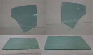 Auto City Classic - 1968 Ford Fairlane / Mercury Montego 2 Door Hardtop Formal Side Glass Set SS-FM-68-2H-FL - ORIGINAL GREEN TINT