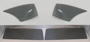 Auto City Classic - 1968 Ford Fairlane / Mercury Montego 2 Door Hardtop Formal Side Glass Set SS-FM-68-2H-FL - CUSTOM GREY