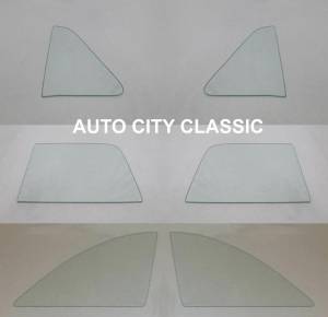 1951 Ford Coupe Victoria Hardtop Convertible Side Glass Set SS-VIC-51-CP