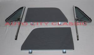 Auto City Classic - 1964-1966 Chevrolet / GMC Cab, Panel and Suburban Post Assembled Side Glass Set SSAP-CVY-64-66-PU - CUSTOM GREY