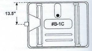 Auto City Classic - 1941-1954 Buick Passenger Cars Alloy Coated Steel Gas Tank 13.5" to Neck B1-C - Image 2