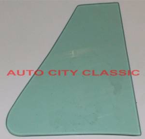 Auto City Classic - 1950-1954 Diamond Pickup Vent Glass V2849S - ORIGINAL GREEN TINT