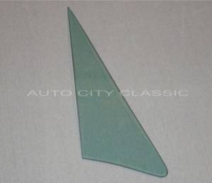 Auto City Classic - 1965-1968 Ford and Mercury Convertible and Hardtop Right Vent Glass V3300 - ORIGINAL GREEN TINT