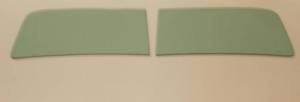 Auto City Classic - 1942, 1946-1948 Buick / Cadillac / Oldsmobile 2 Door Coupe 2 Piece Windshield W1044S - ORIGINAL GREEN TINT
