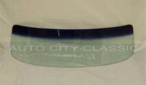 Auto City Classic - 1955-1956 Ford / Mercury Hardtop and Convertible Windshield W376 - GREEN TINTED AND SHADED