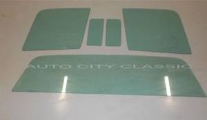 Auto City Classic - 1957-1958 Ford Ranchero Complete Glass Package W489PKG - ORIGINAL GREEN TINT