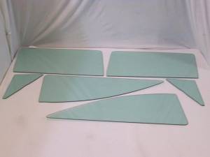 1963 Ford Galaxie 2 Door Sedan  62A, 62B, 62E Side Glass Set 63GAL2SEDSS