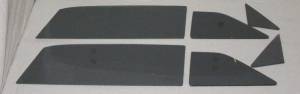 Auto City Classic - 1965-1966 Ford and Mercury Convertible Side Glass Set 6566CONVSS - CUSTOM GREY