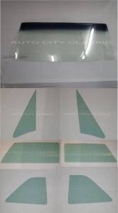 Auto City Classic - 1965-1966 Mercury Convertible Complete Glass Package 6566MERCPKG - ORIGINAL GREEN TINT