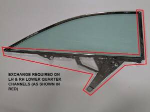 Auto City Classic - 1959-1960 Buick / Chevrolet / Oldsmobile / Pontiac 2 Door Hardtop Complete Glass Package with Assembled Side Glass CG-BCOP-59-60-2H-SSA-EX - Image 2
