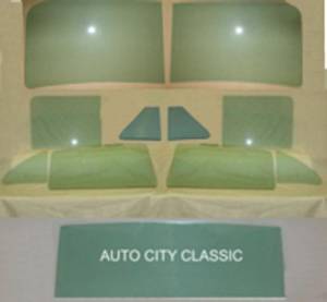 1949-1952 Chevrolet / Oldsmobile 4 Door Sedan Rear Stationary Vent Complete Glass Package CG-CO-49-52-4S-2P-STV