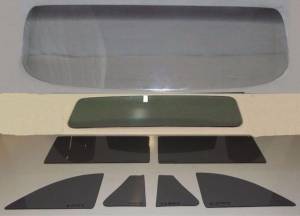 Auto City Classic - 1949-1952 Chevrolet / Pontiac 2 Door Coupe 1 Piece Windshield Complete Glass Package CG-CP-49-52-2C-1P - CUSTOM GREY