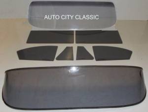 Auto City Classic - 1953-1954 Chevrolet / Pontiac Sedan Complete Glass Package CG-CP-53-54-2S - CUSTOM GREY