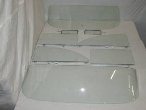 1957 Chevrolet / Pontiac 2 Door Sedan Complete Glass Package with Assembled Side Glass CG-CP-57-2S-SSA