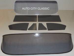 Auto City Classic - 1953-1954 Chevrolet 4 Door Sedan Complete Glass Package CG-CVY-53-54-4S - CUSTOM GREY