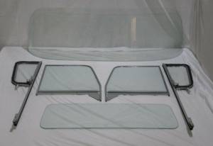 Auto City Classic - 1955-1959 Chevrolet / GMC Cab Complete Glass Package Small Back with Post Assembled Side Glass Set CG-CVY-55-59-PU-A-SSAP - Image 2