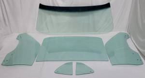 1969-1970 Ford Mustang 2 Door Hardtop Fastback Complete Flush Mount Glass Package (10/69-1970) CG-MSTG-69-70-FB-BOLT-NM