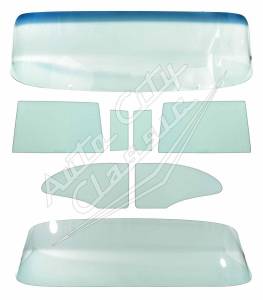1955-1956 Chevrolet / Pontiac 2 Door Hardtop Complete Glass Package CGC-55-56-CHEV-2DR-HT