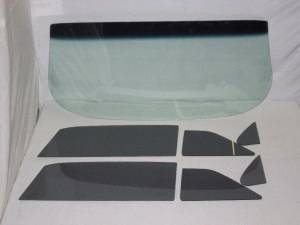 Auto City Classic - 1961-1962 Buick / Chevrolet / Pontiac / Oldsmobile Convertible Complete Glass Package CGC-61-62-CHEV-CV - GREEN TINTED W/GREY SIDES
