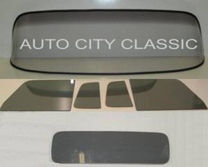 Auto City Classic - 1955-1959 Chevrolet / GMC Cab Complete Glass Package Standard Rear Back Glass CGCP-55-59-PU-A - Image 3