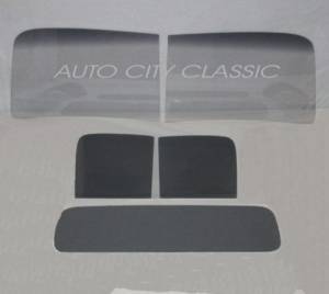 Auto City Classic - 1939-1942, 1946-1947 Dodge / 39-41 Plymouth Pickup Complete Glass Package Standard Door CGMP-41-47-PU-A - CUSTOM GREY