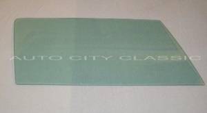 Auto City Classic - 1965-1966 Ford and Mercury 2 Door Hardtop Fastback and 1965-1968 Convertible Right Door Glass D3302 - ORIGINAL GREEN TINT