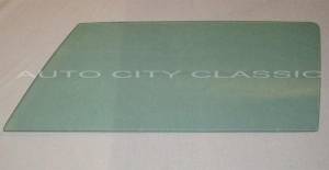 Auto City Classic - 1965-1966 Ford and Mercury 2 Door Hardtop Fastback and 1965-1968 Convertible Left Door Glass D3303 - ORIGINAL GREEN TINT