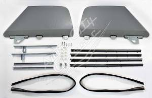 Auto City Classic - 1967-1972 Chevrolet / GMC Pickup and Utility Assembled Vent Delete Door Glass Kit D4501VD-KIT - Image 3