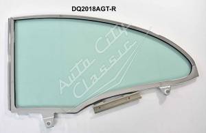 1955-1957 Chevrolet / Pontiac 2 Door Hardtop Assembled Quarter Glass Q2018TA