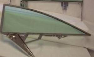 1959-1960 Buick Electra / Cadillac Series 62 / Oldsmobile Series 98 2 Door Hardtop Assembled Quarter Glass Q2241TA-EX - Image 2