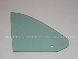 Auto City Classic - 1970-1971 Dodge Challenger / Plymouth Barracuda Convertible Left Quarter Glass Q4431 - ORIGINAL GREEN TINT