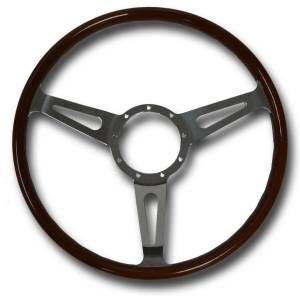 Auto City Classic - 32" Street / Hot Rod Stainless Column Shift Tilt Steering Column with Woody Wheel Kit SC7003C/P-1430W/1530W - Image 5