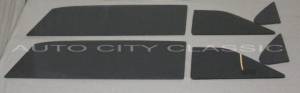 Auto City Classic - 1961-1962 Buick/ Chevrolet / Oldsmobile / Pontiac Convertible Side Glass Set SS-6162CVCNV - CUSTOM GREY