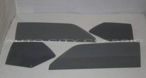 Auto City Classic - 1973-1974 Chevrolet Chevy II / Nova 2 Door Coupe Side Glass Set SS-73-74-NOVA-CP - CUSTOM GREY