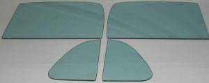 Auto City Classic - 1941 Buick / Cadillac / Oldsmobile Convertible Side Glass Set SS-BCO-41-CV - ORIGINAL GREEN TINT