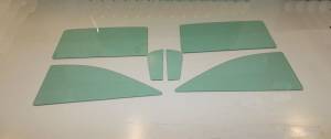 Auto City Classic - 1959-1960 Buick  / Cadillac  / Oldsmobile 2 Door Hardtop Side Glass Set SS-BCO-59-60-2H - ORIGINAL GREEN TINT