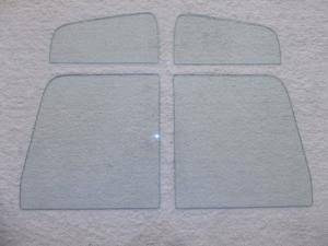 1941-1942 Buick / Oldsmobile / Pontiac Coupe Convertible Side Glass Set SS-BOP-41-42-CV