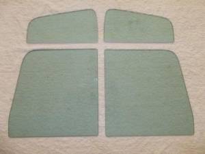 Auto City Classic - 1941-1942 Buick / Oldsmobile / Pontiac Coupe Convertible Side Glass Set SS-BOP-41-42-CV - ORIGINAL GREEN TINT