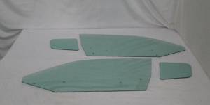 1973-1974 Dodge Charger 2 Door Hardtop Side Glass Set Stationary Quarter SS-CHRG-73-74-2H-STQ