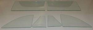 1949-1952 Chevrolet / Oldsmobile / Pontiac 2 Door Sedan Jetback Side Glass Set SS-COP-49-52-JB-2S