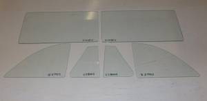 1953-1954 Chevrolet / Pontiac 2 Door Sedan Side Glass Set SS-CP-53-54-2S