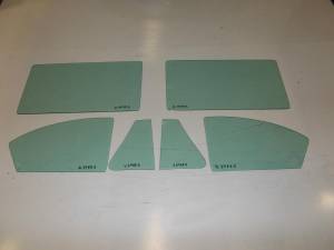 Auto City Classic - 1953-1954 Chevrolet / Pontiac Convertible Side Glass Set SS-CP-53-54-CV - ORIGINAL GREEN TINT