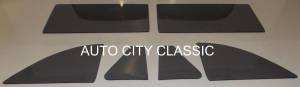 Auto City Classic - 1953-1954 Chevrolet / Pontiac Convertible Side Glass Set SS-CP-53-54-CV - CUSTOM GREY
