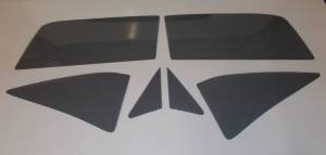 Auto City Classic - 1966-1967 Ford Fairlane / Mercury Montego/Comet 2 Door Hardtop Fastback Side Glass Set SS-FM-66-67-2H-F - CUSTOM GREY