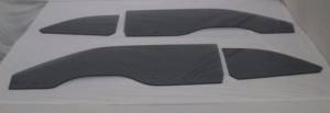 Auto City Classic - 1970-1971 Ford Torino (Fairlane) 2 Door Hardtop Side Glass Set SS-TORI-70-71-2H - CUSTOM GREY