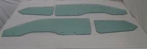Auto City Classic - 1970-1971 Ford Torino (Fairlane) 2 Door Hardtop Fastback Side Glass Set SS-TORI-70-71-FB - ORIGINAL GREEN TINT