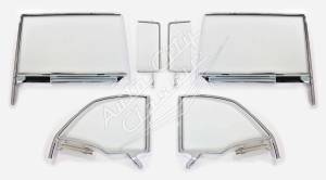 Auto City Classic - 1955-1957 Chevrolet / Pontiac Convertible 6 Piece Assembled Side Glass Set SSA-5557CVCNV - Image 2